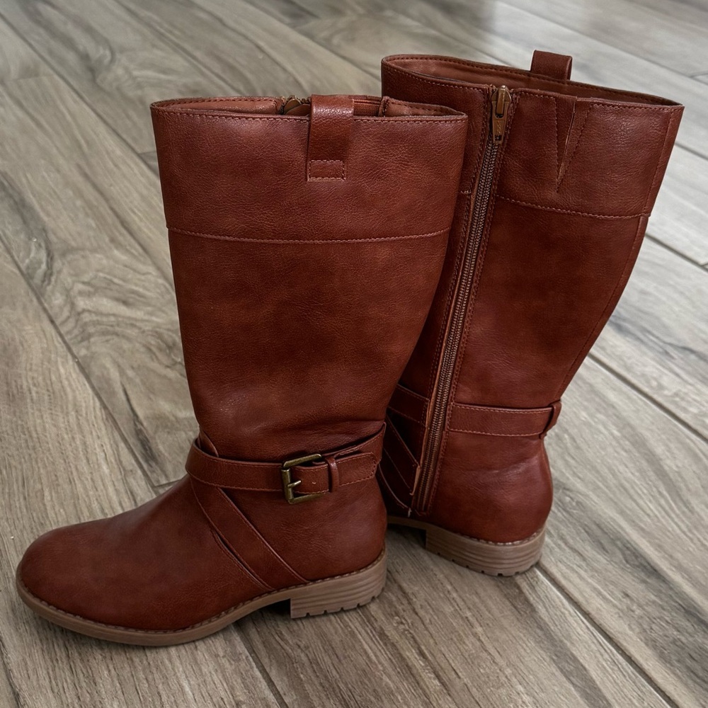 Girls Chestnut Winter Boots